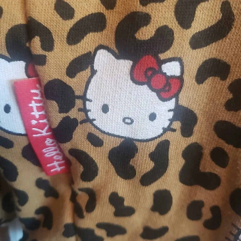 Zara Leopard Print Hello Kitty Sweatshirt - Picture 3 of 4